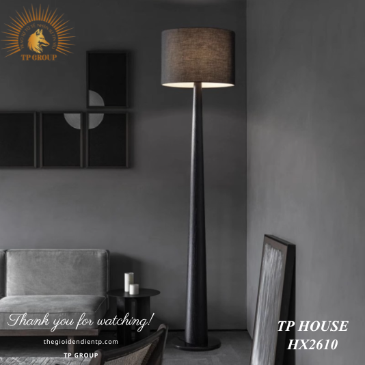 ĐÈN SÀN THÂN GIẢ GỖ PHONG CÁCH NHẬT MỘC MẠC HX2610