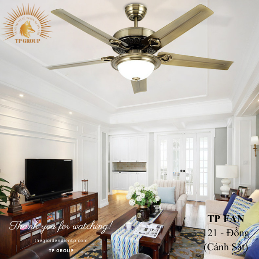 QUẠT TRẦN TP FAN 121 (LẮP ĐẶT MIỄN PHÍ)