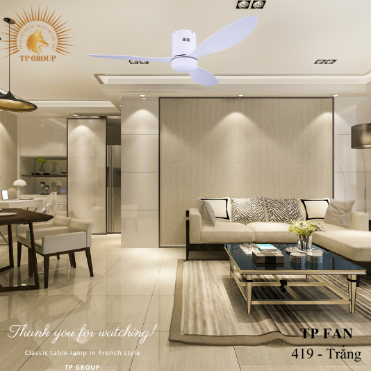 QUẠT TRẦN TP FAN 419 (LẮP ĐẶT MIỄN PHÍ)