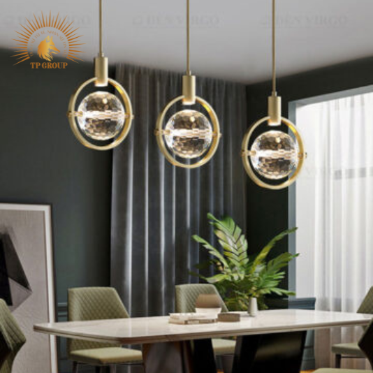 ĐÈN THẢ PHA LÊ TRÒN CAO CẤP P8159