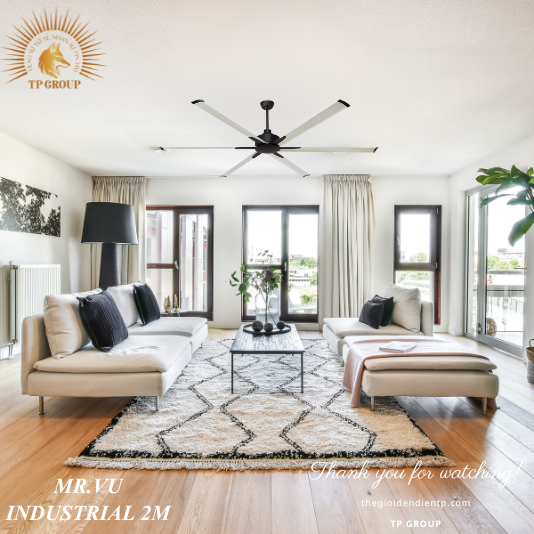 QUẠT TRẦN INDUSTRIAL 2M (MIỄN PHÍ LẮP ĐẶT)