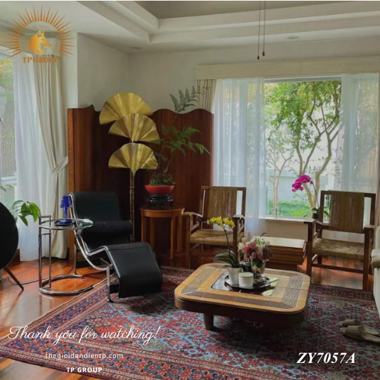 ĐÈN SÀN TRANG TRÍ NGHỆ THUẬT LÁ GINKGO ĐỘC ĐÁO ZY7057A