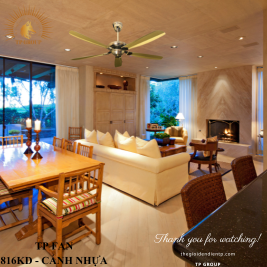 QUẠT TRẦN TP FAN 816KD (LẮP ĐẶT MIỄN PHÍ)
