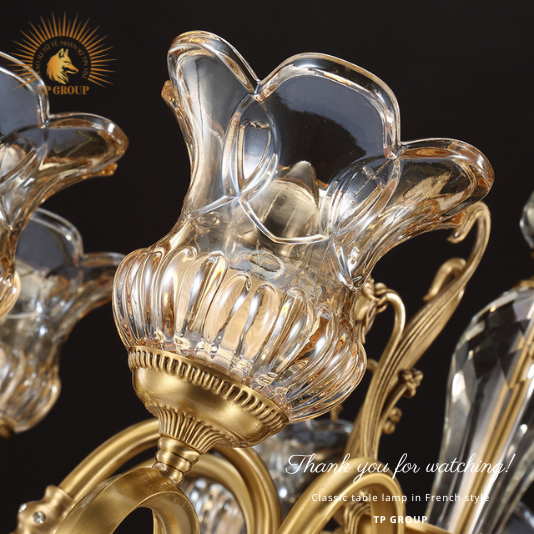 ĐÈN CHÙM ĐỒNG CCD7037-8 Tay