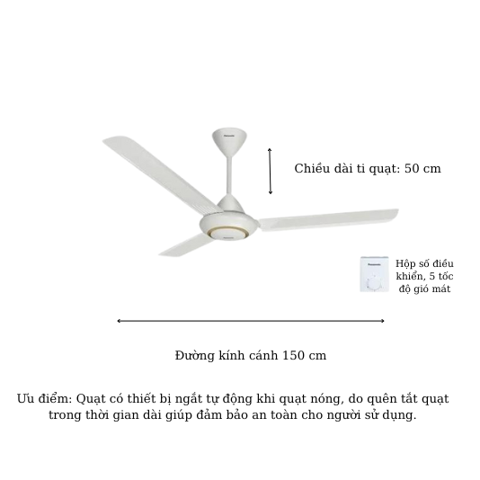 Quạt Trần Panasonic F60MZ2