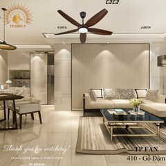 QUẠT TRẦN TP FAN 410 - GỖ ĐẬM (LẮP ĐẶT MIỄN PHÍ)