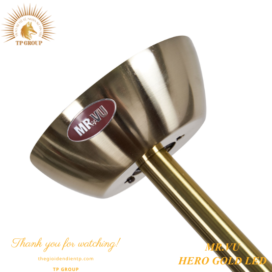 QUẠT TRẦN HERO GOLD LED