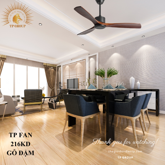 QUẠT TRẦN TP FAN 216KD (LẮP ĐẶT MIỄN PHÍ)