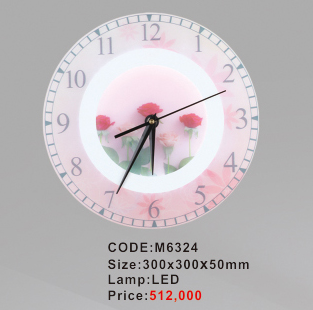 Đồng Hồ Đèn Hoa