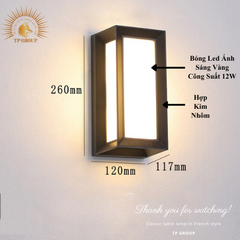 ĐÈN HẮT GẮN TƯỜNG NGOÀI TRỜI CTL-2610