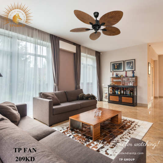 QUẠT TRẦN TP FAN 209KD (LẮP ĐẶT MIỄN PHÍ)
