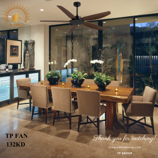 QUẠT TRẦN TP FAN 132KD (LẮP ĐẶT MIỄN PHÍ)
