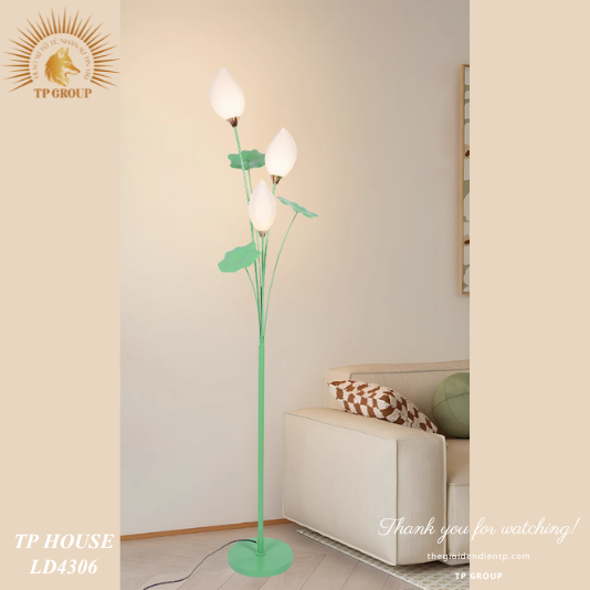 ĐÈN SÀN HOA SEN PHONG CÁCH LÃNG MẠN LD4306