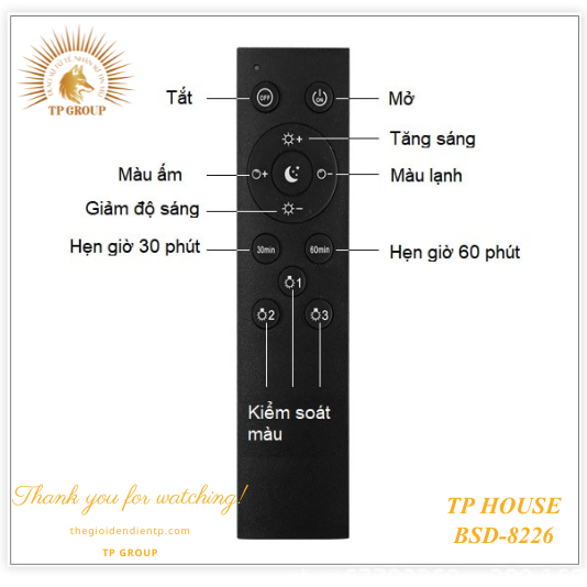 ĐÈN CÂY ĐỨNG TÍCH HỢP SẠC ĐIỆN THOẠI BSD-8226