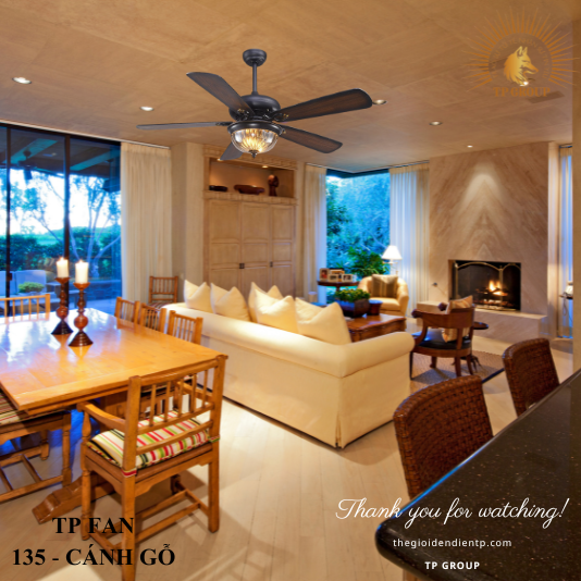 QUẠT TRẦN TP FAN 135 (LẮP ĐẶT MIỄN PHÍ)