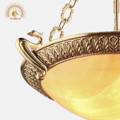 ĐÈN THẢ ĐỒNG CHAO ĐÁ CỔ ĐIỂN P293/65 VRG_CD293