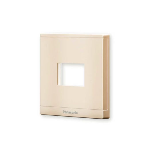 Panasonic Moderva - Mặt Vuông Dùng Cho 1 Thiết Bị Màu Xám Ánh Kim | WMFV7811MYH