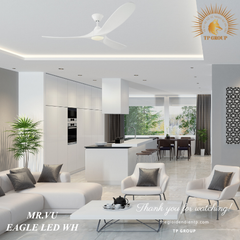 QUẠT EAGLE LED WH