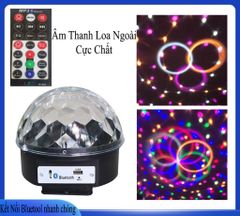 Đèn cầu xoay cảm ứng theo nhạc 7 màu cao cấp tặng kèm USB