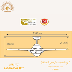 QUẠT TRẦN URAGANO WH