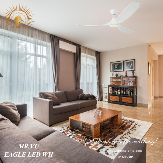 QUẠT EAGLE LED WH