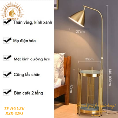 ĐÈN SÀN HIỆN ĐẠI TÍCH HỢP SẠC ĐIỆN THOẠI BSD-8295