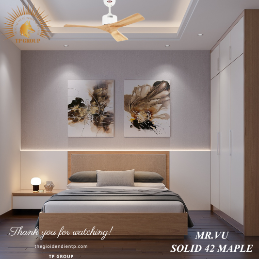 QUẠT SOLID 42 MAPLE