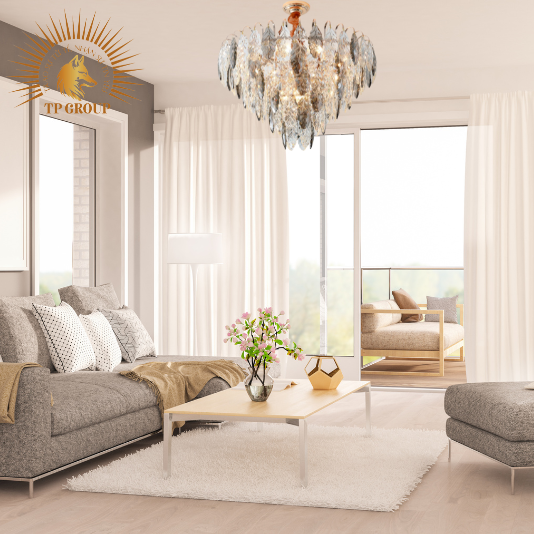 ĐÈN CHÙM PHA LÊ HÌNH LÁ TPL8021-T800