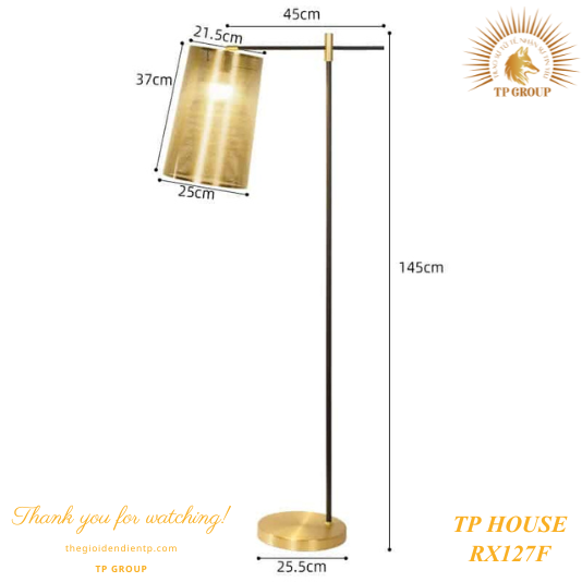 ĐÈN SÀN CHỤP DẠNG LƯỚI RX127F