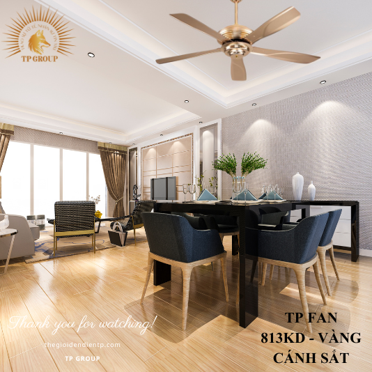 QUẠT TRẦN TP FAN 813KD (LẮP ĐẶT MIỄN PHÍ)