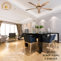 QUẠT TRẦN TP FAN 813KD (LẮP ĐẶT MIỄN PHÍ)