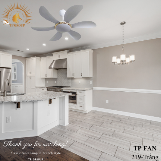 QUẠT TRẦN TP FAN 219 màu trắng (LẮP ĐẶT MIỄN PHÍ)