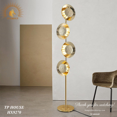 ĐÈN SÀN TRANG TRÍ HIỆN ĐẠI SANG TRỌNG 4 ĐẦU ĐÈN HX9270