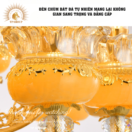 ĐÈN CHÙM BÁT ĐÁ TỰ NHIÊN CCP-6202-8