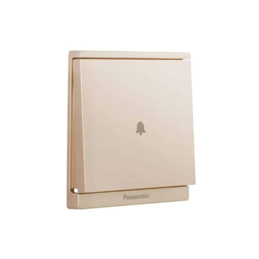 Panasonic Moderva - Nút Nhấn Chuông Màu Vàng Ánh Kim | WMF223MYZ-VN