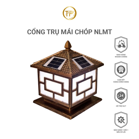 Cổng Trụ Mái Chóp NLMT
