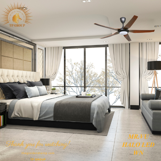 QUẠT TRẦN HALO LED WN