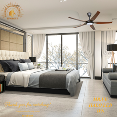 QUẠT TRẦN HALO LED WN