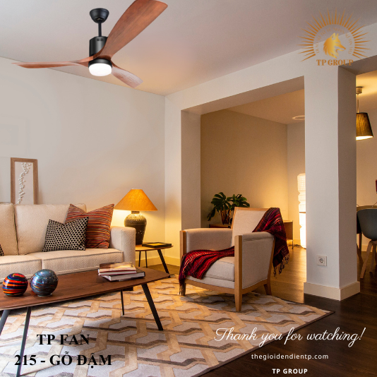 QUẠT TRẦN TP FAN 215 (LẮP ĐẶT MIỄN PHÍ)