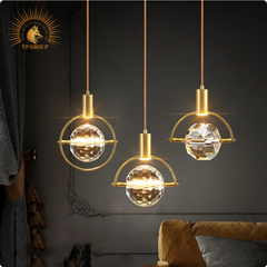 ĐÈN THẢ PHA LÊ TRÒN CAO CẤP P8159