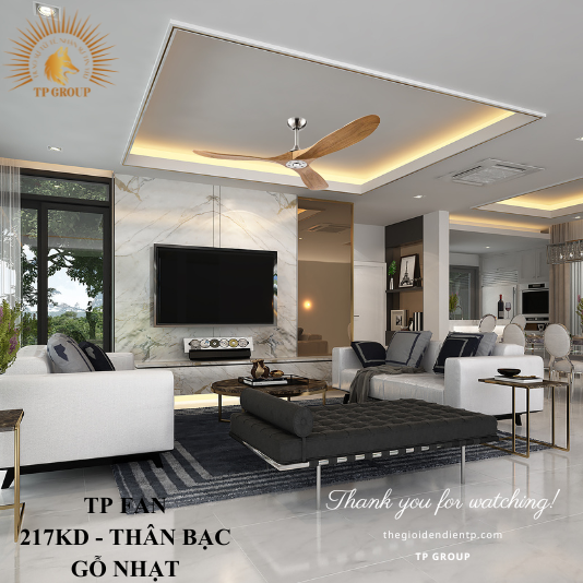 QUẠT TRẦN TP FAN 217KD (LẮP ĐẶT MIỄN PHÍ)