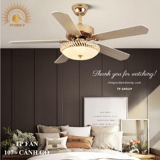 QUẠT TRẦN TP FAN 107 (LẮP ĐẶT MIỄN PHÍ)
