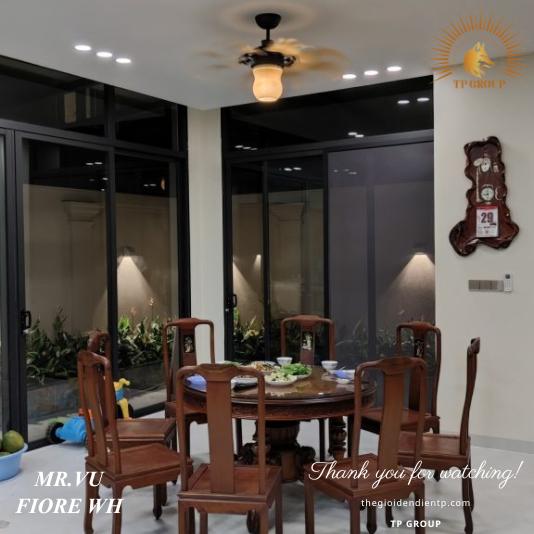 QUẠT TRẦN FIORE WH (MIỄN PHÍ LẮP ĐẶT)