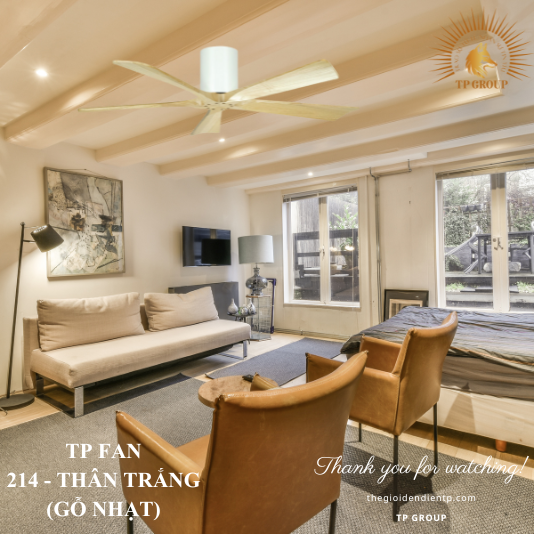QUẠT TRẦN TP FAN 214 (LẮP ĐẶT MIỄN PHÍ)