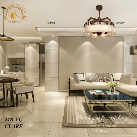 QUẠT TRẦN CLARE (MIỄN PHÍ LẮP ĐẶT)