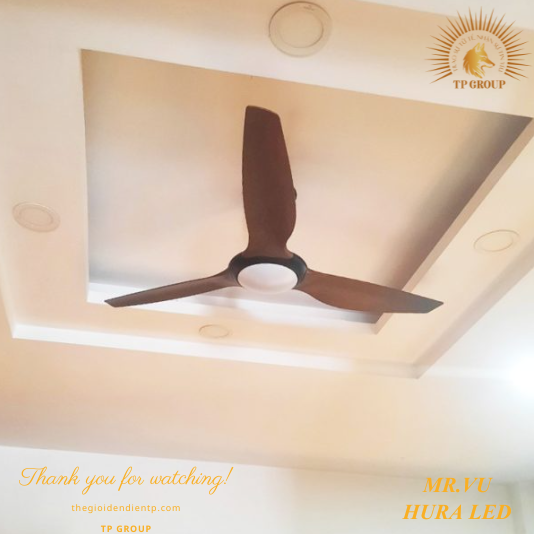 QUẠT TRẦN HURA LED