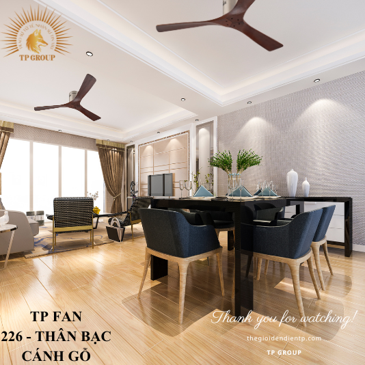QUẠT TRẦN TP FAN 226 (LẮP ĐẶT MIỄN PHÍ)