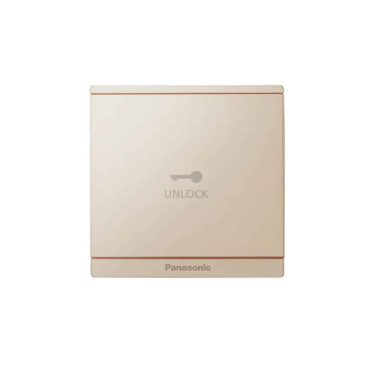 Panasonic Moderva - Nút Nhấn Mở Cửa Màu Vàng Ánh Kim | WMF224MYZ-VN