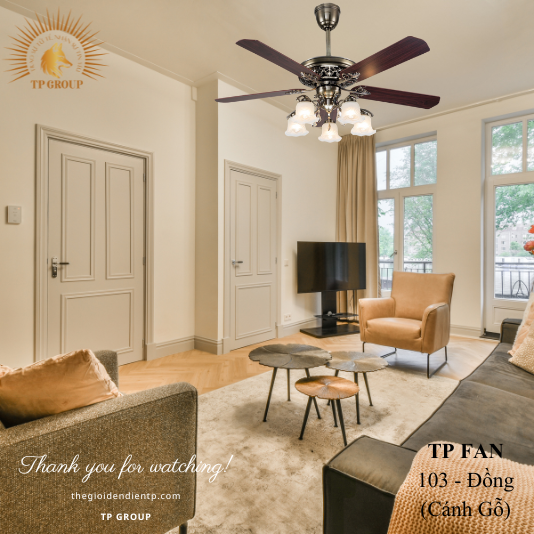 QUẠT TRẦN TP FAN 103 (LẮP ĐẶT MIỄN PHÍ)