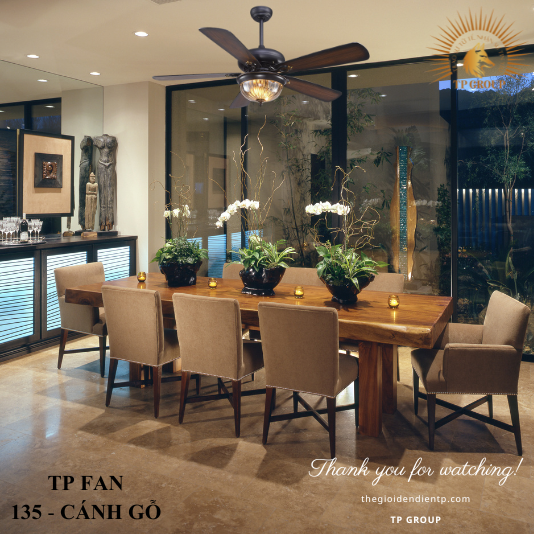 QUẠT TRẦN TP FAN 135 (LẮP ĐẶT MIỄN PHÍ)